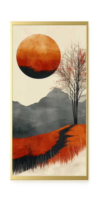 Flaming Legend Canvas Print