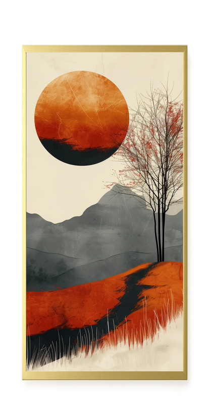 Flaming Legend Canvas Print