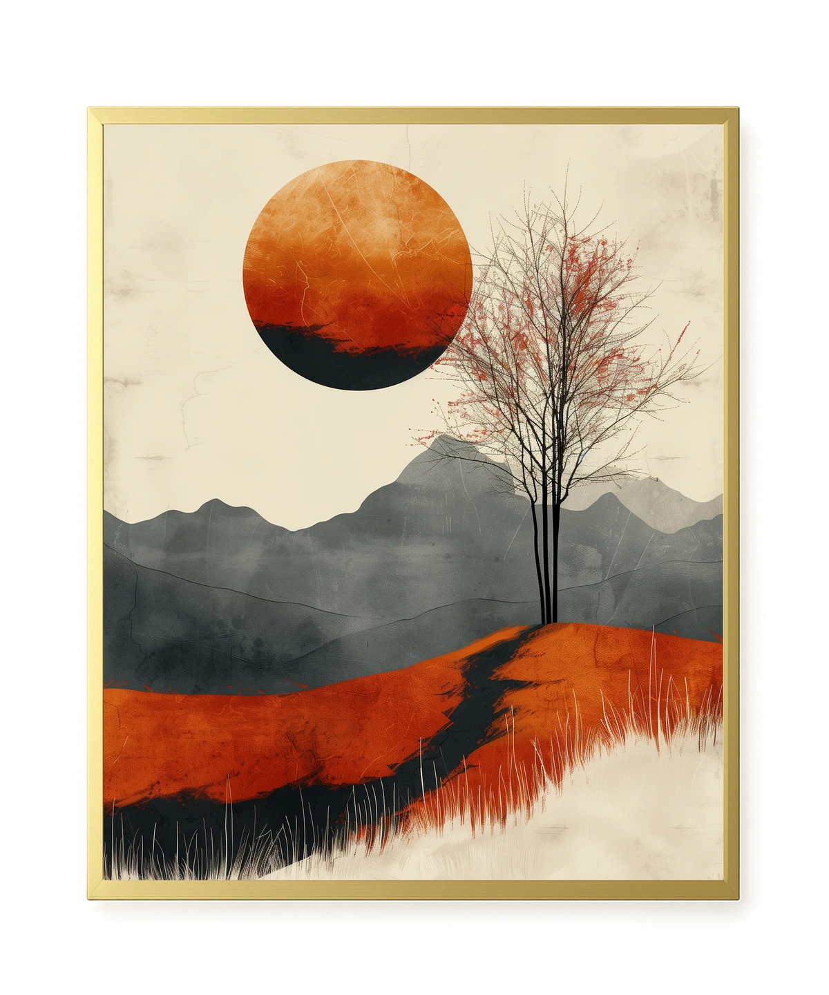 Flaming Legend Canvas Print
