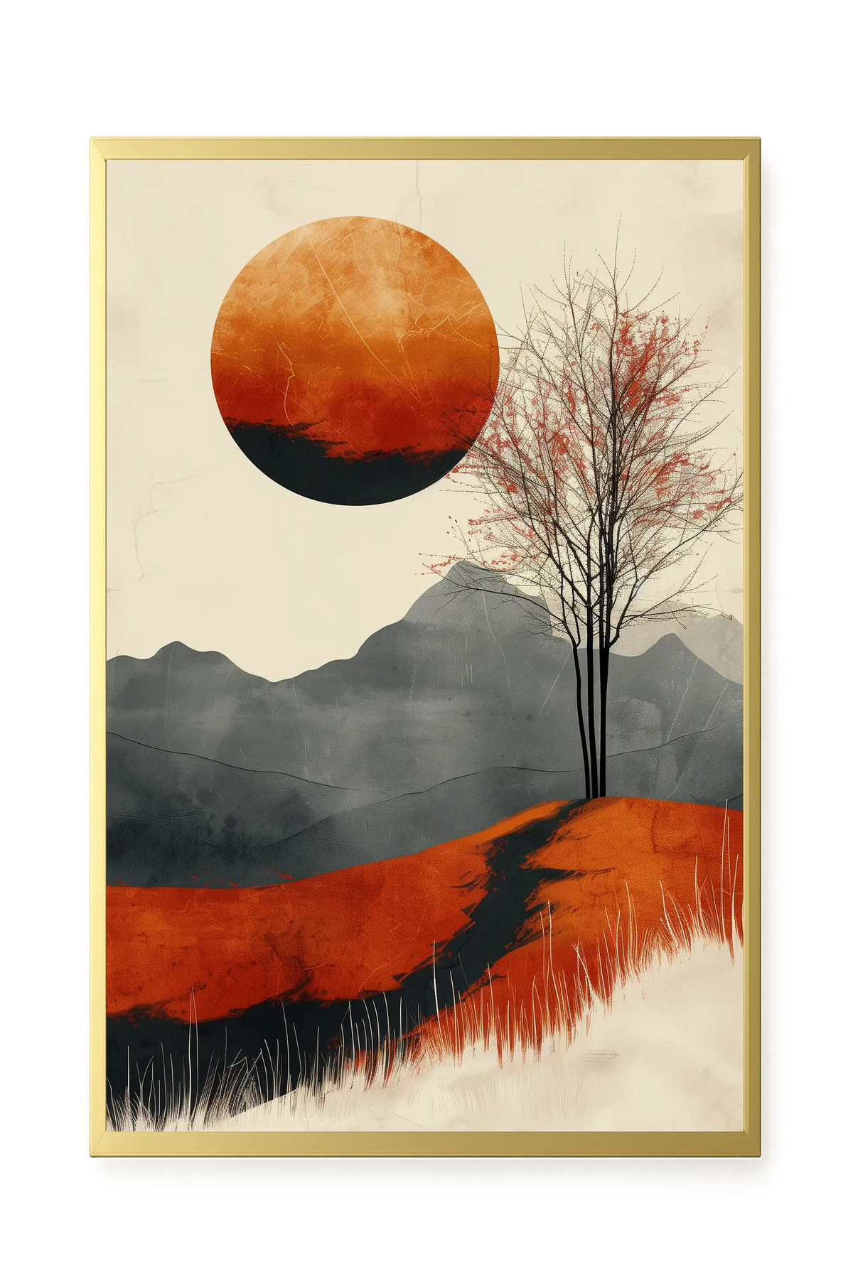 Flaming Legend Canvas Print