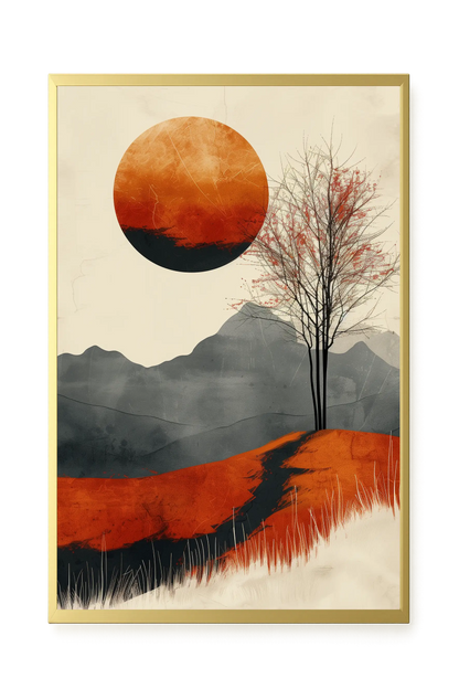 Flaming Legend Canvas Print