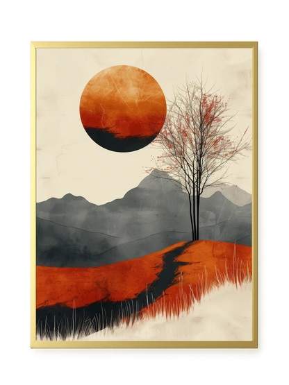 Flaming Legend Canvas Print