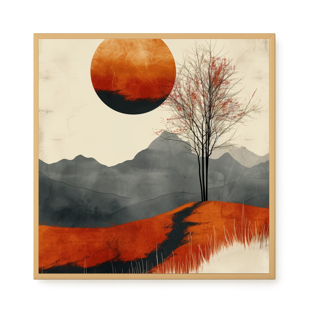 Flaming Legend Canvas Print