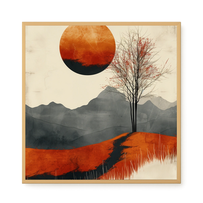 Flaming Legend Canvas Print