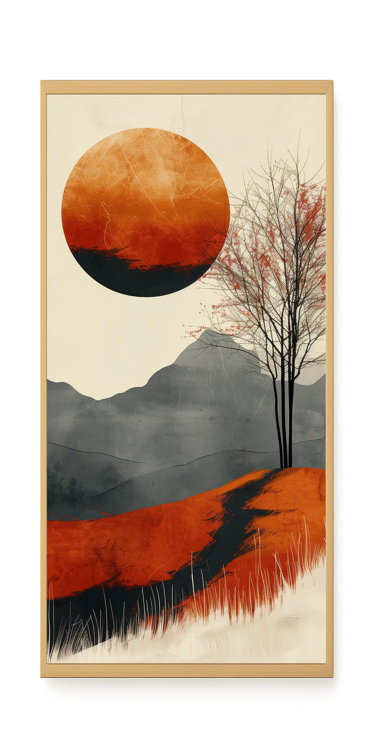 Flaming Legend Canvas Print