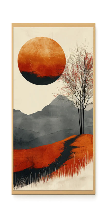 Flaming Legend Canvas Print
