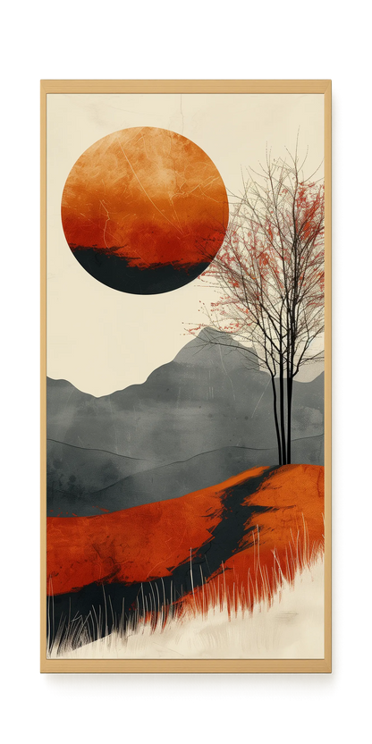 Flaming Legend Canvas Print