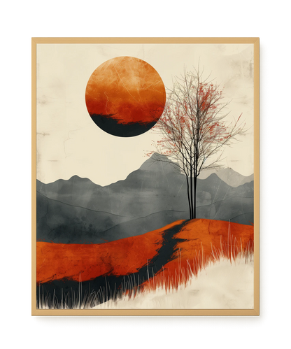 Flaming Legend Canvas Print