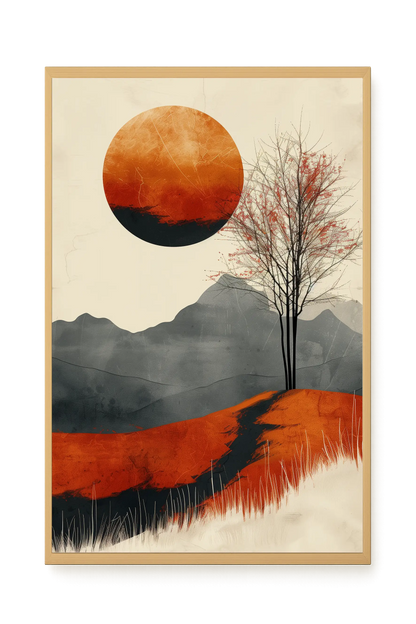 Flaming Legend Canvas Print