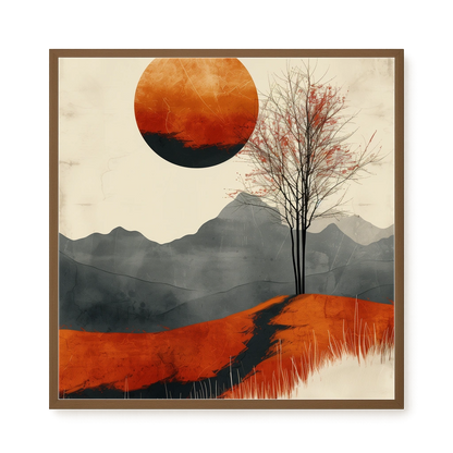 Flaming Legend Canvas Print