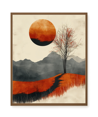 Flaming Legend Canvas Print