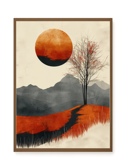 Flaming Legend Canvas Print