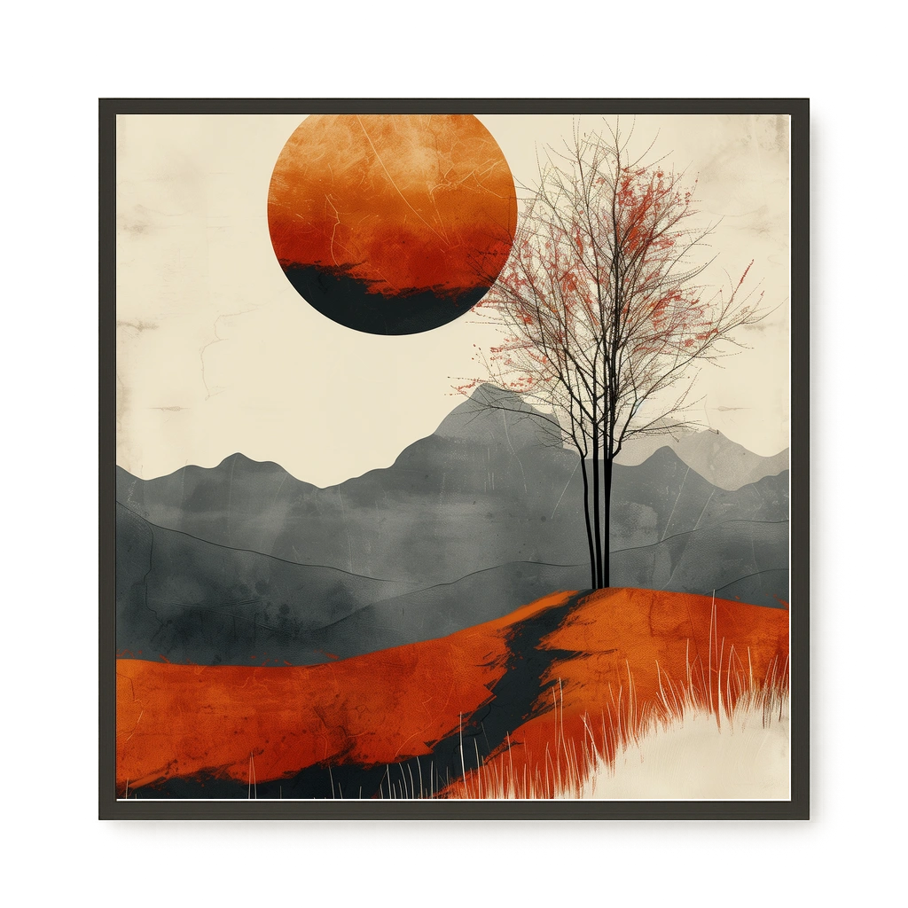 Flaming Legend Canvas Print