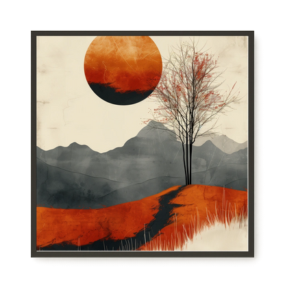 Flaming Legend Canvas Print
