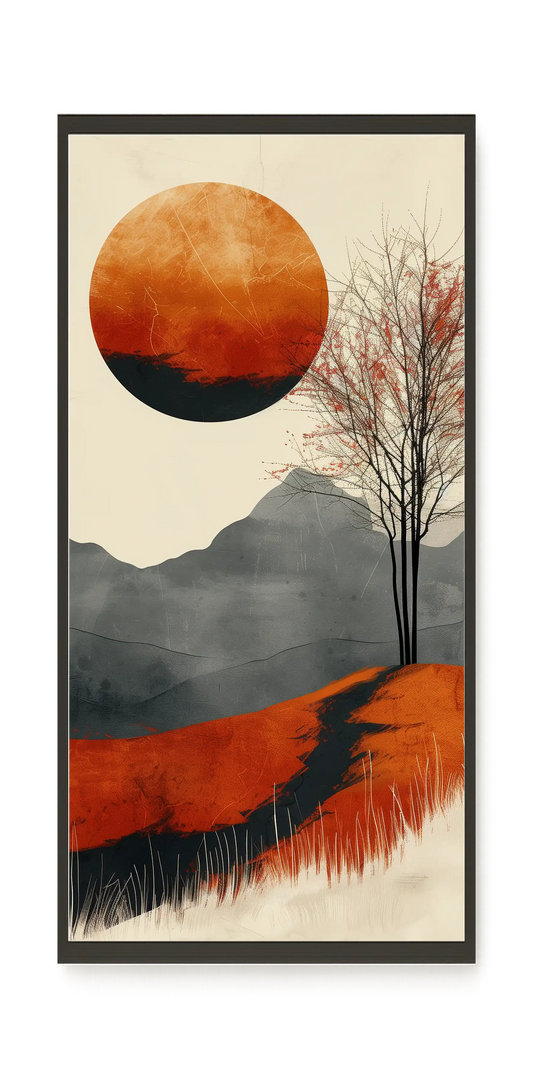 Flaming Legend Canvas Print