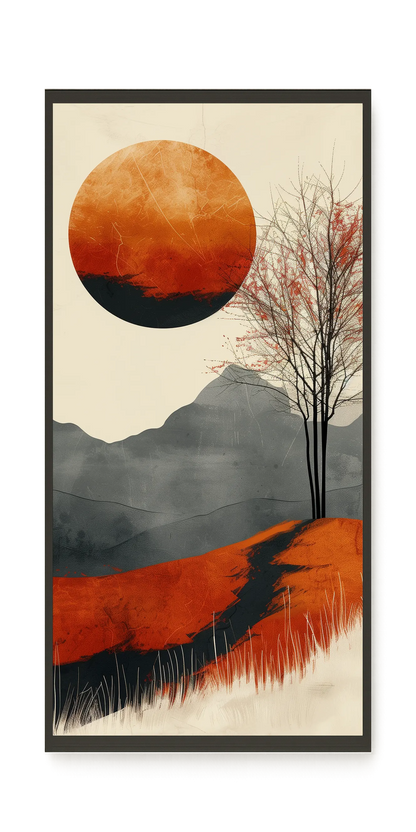Flaming Legend Canvas Print