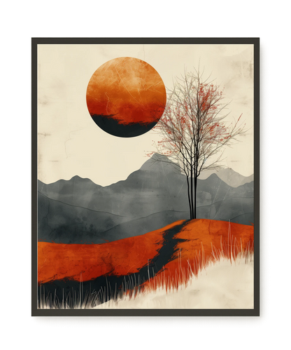 Flaming Legend Canvas Print