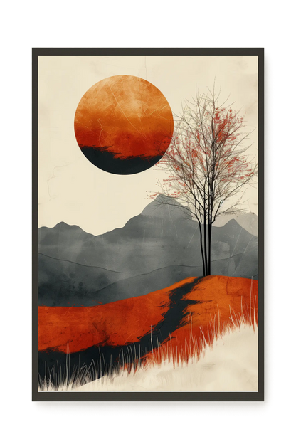Flaming Legend Canvas Print