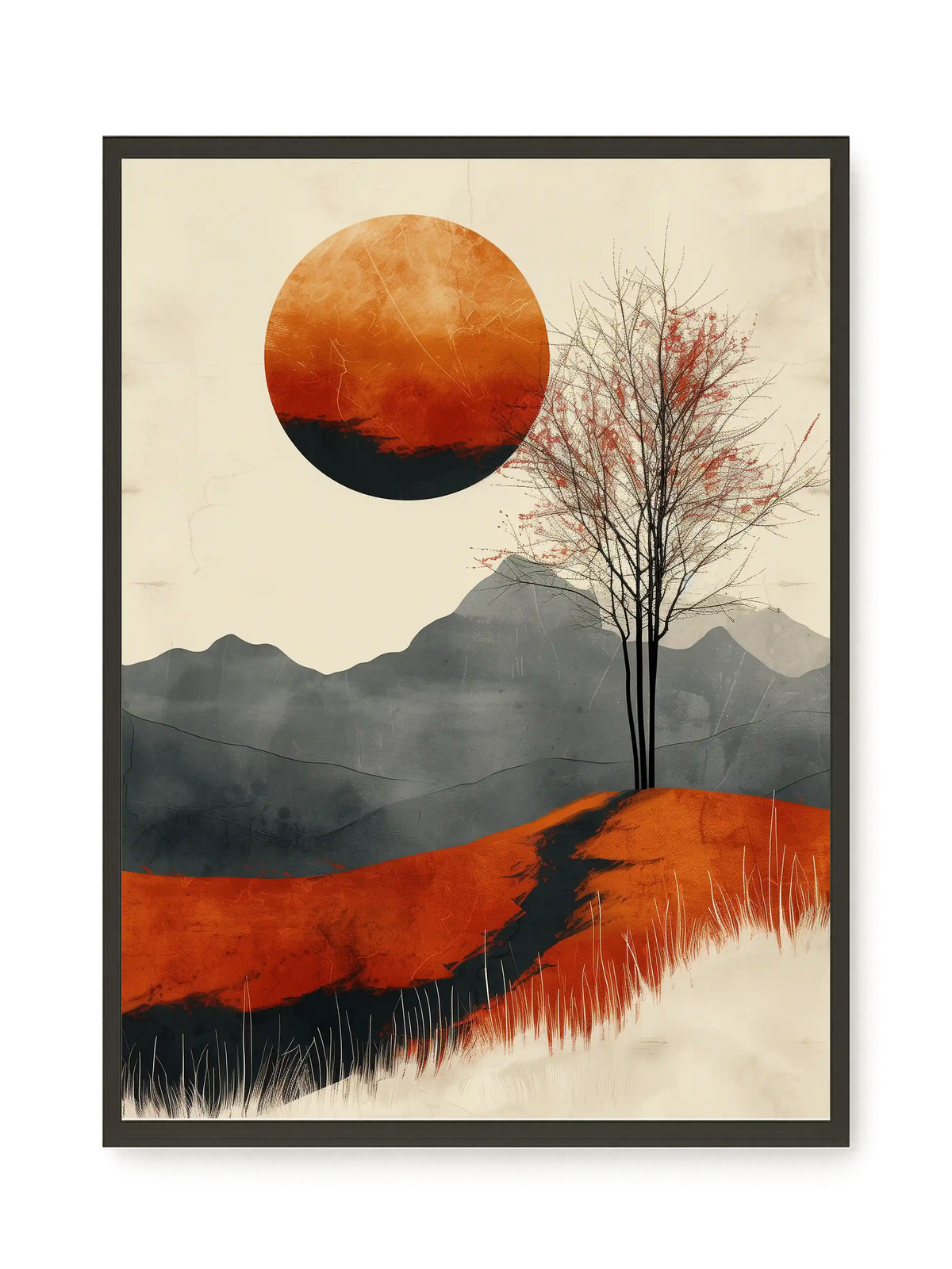 Flaming Legend Canvas Print