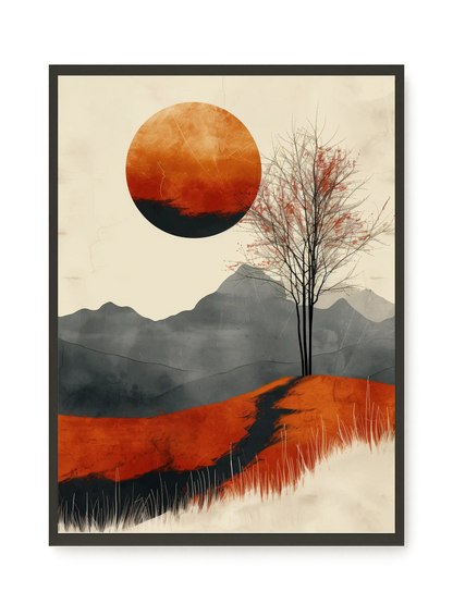 Flaming Legend Canvas Print