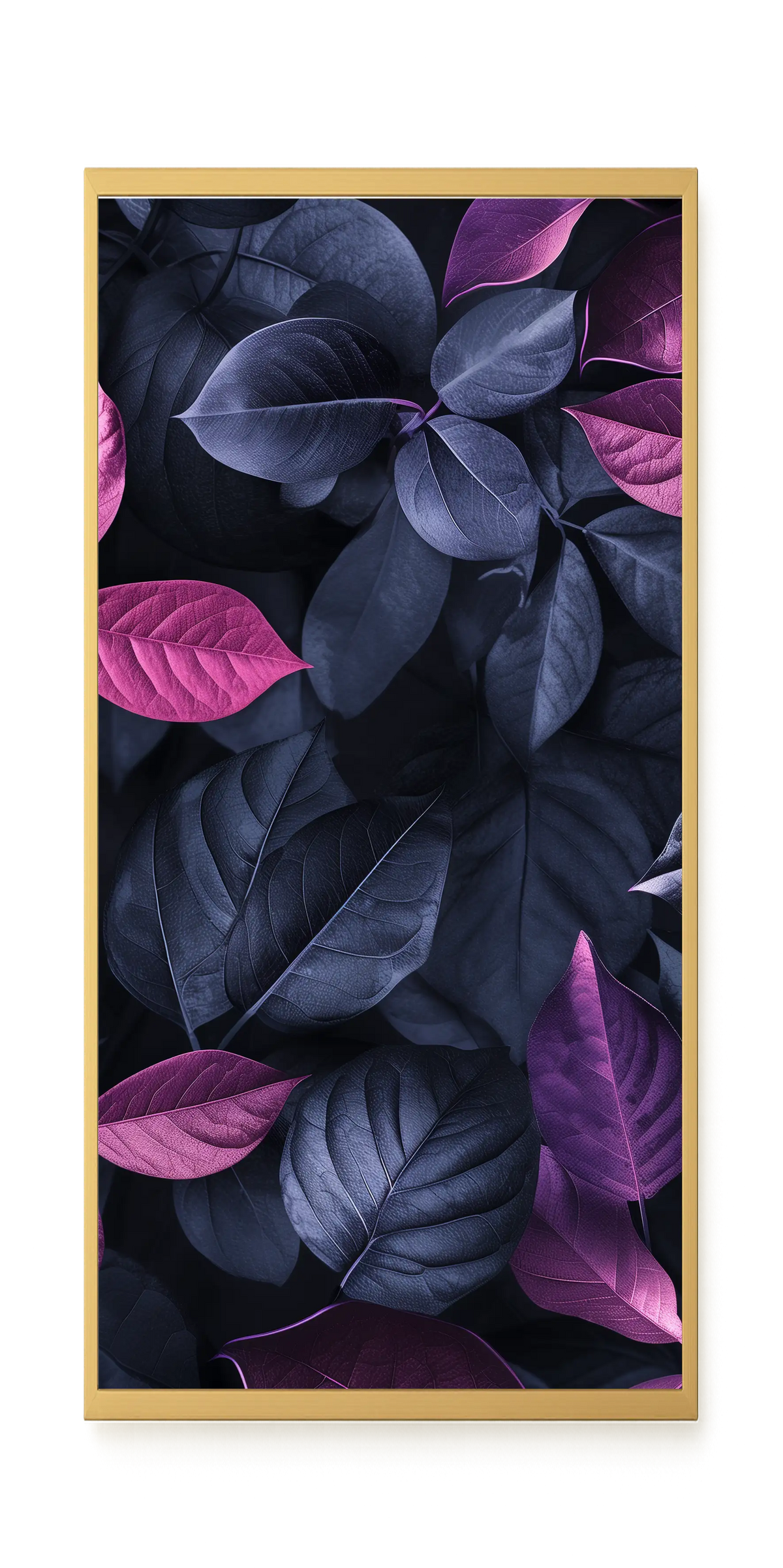 Night Leaves Canvas Wall Art