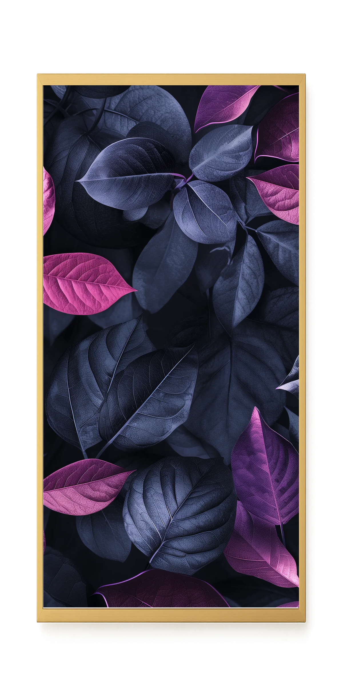 Night Leaves Canvas Wall Art