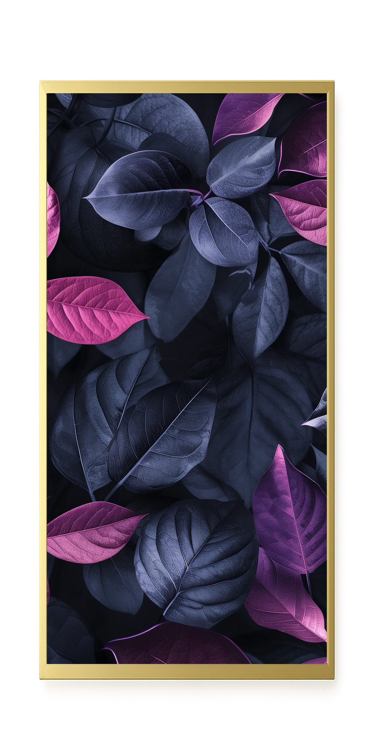 Night Leaves Canvas Wall Art