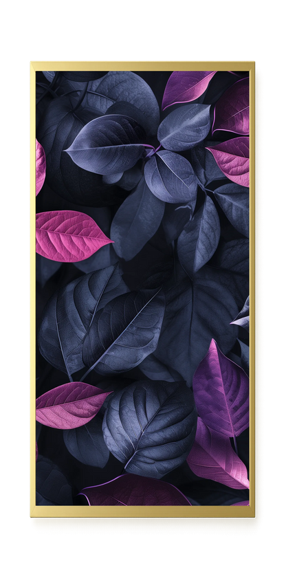 Night Leaves Canvas Wall Art