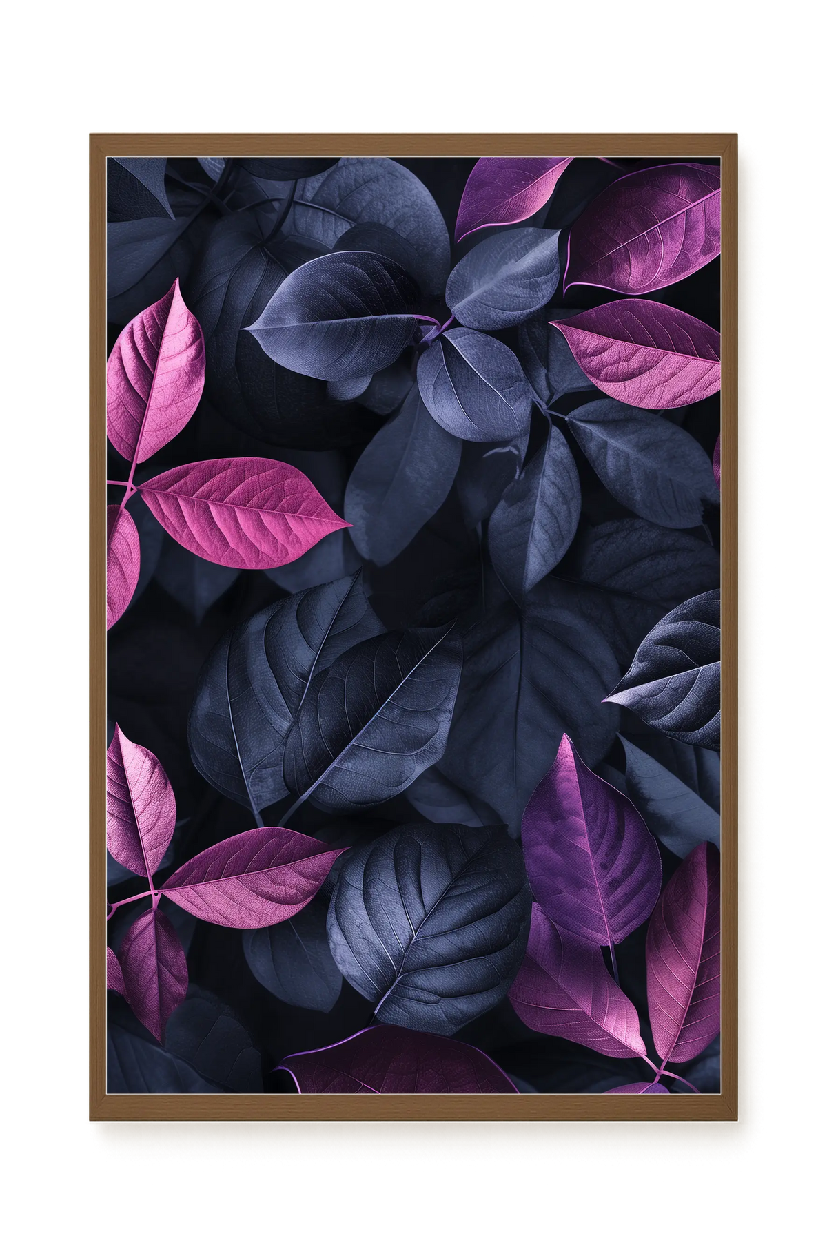 Night Leaves Canvas Wall Art