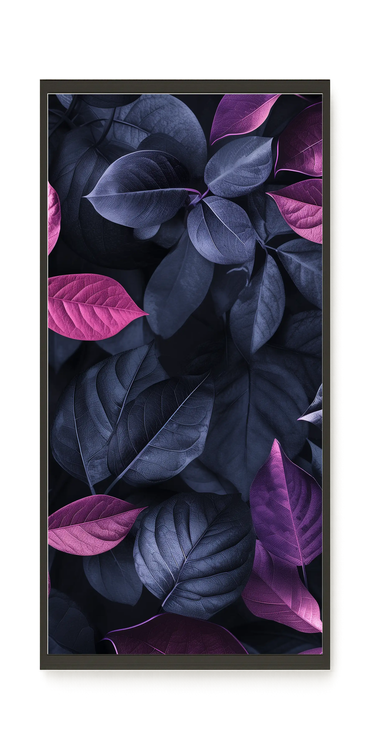 Night Leaves Canvas Wall Art