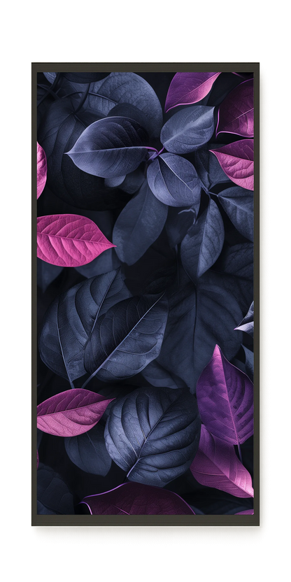 Night Leaves Canvas Wall Art
