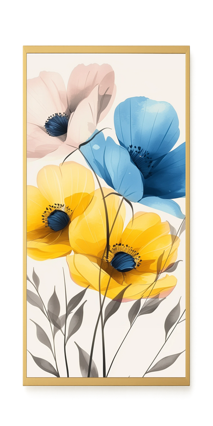 Soft Blooms Canvas Print