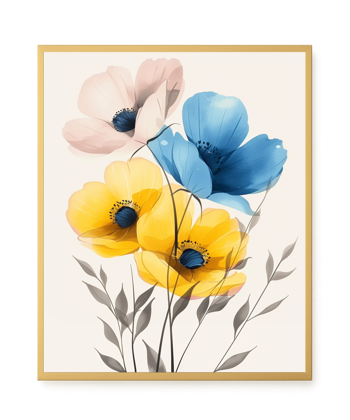 Soft Blooms Canvas Print