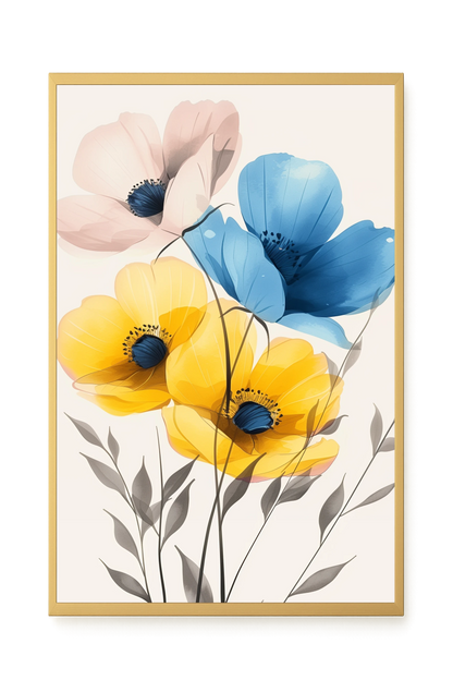 Soft Blooms Canvas Print