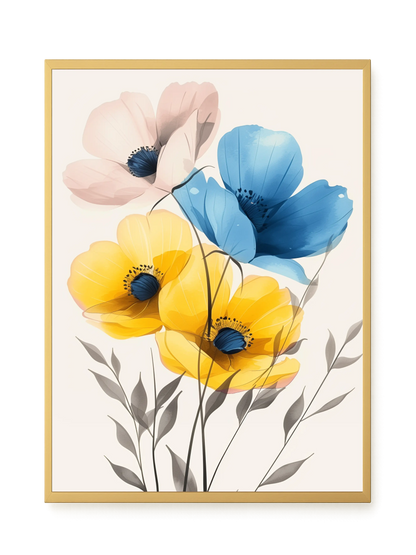 Soft Blooms Canvas Print