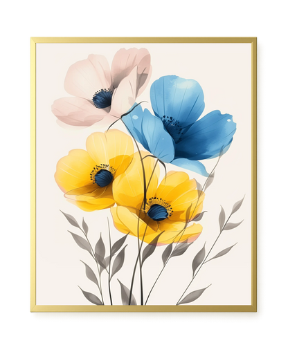 Soft Blooms Canvas Print