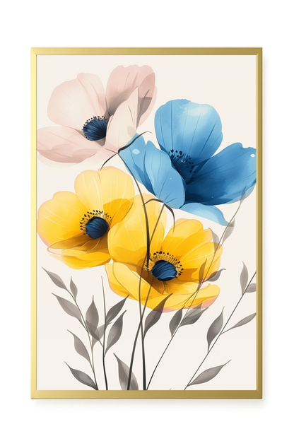 Soft Blooms Canvas Print