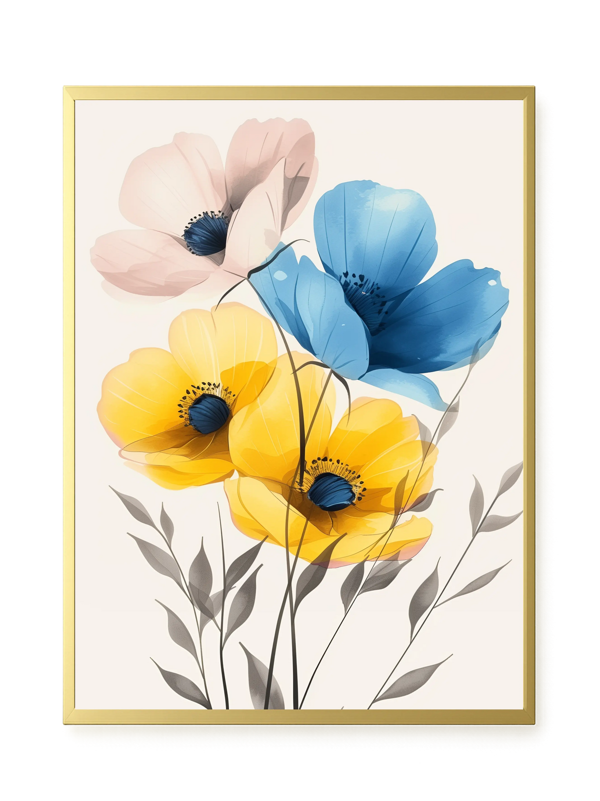 Soft Blooms Canvas Print