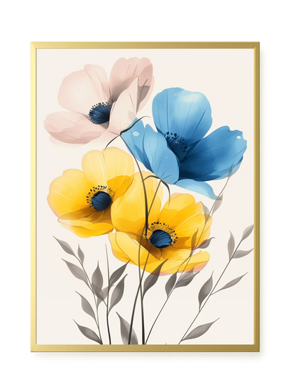 Soft Blooms Canvas Print