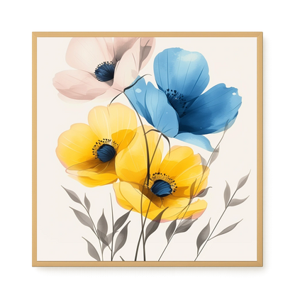 Soft Blooms Canvas Print