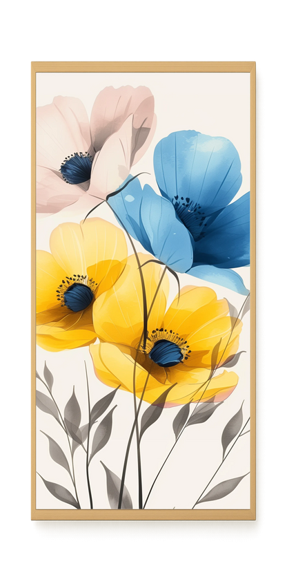 Soft Blooms Canvas Print
