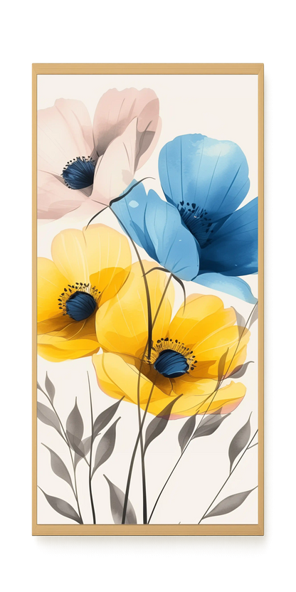 Soft Blooms Canvas Print