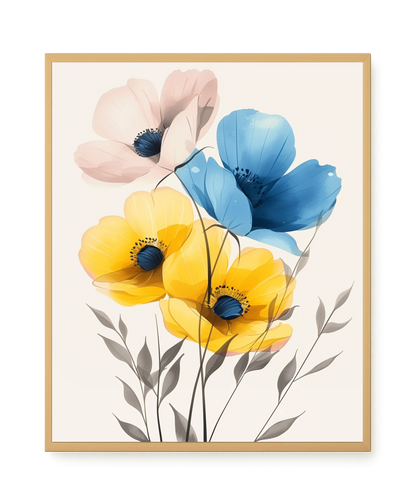 Soft Blooms Canvas Print