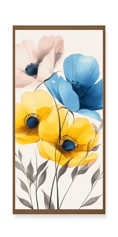 Soft Blooms Canvas Print