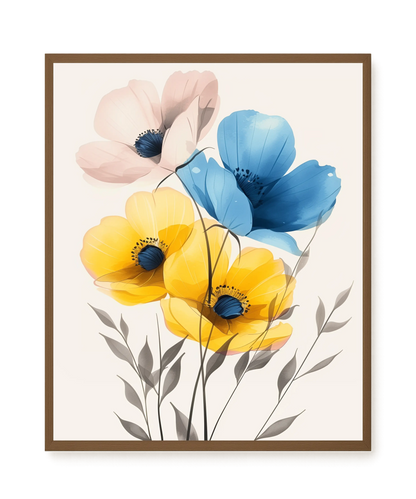 Soft Blooms Canvas Print