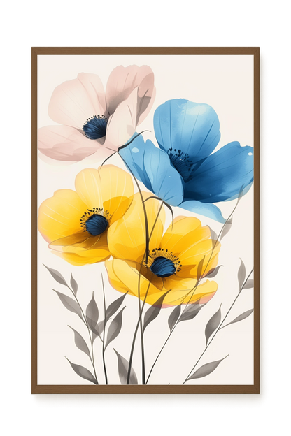 Soft Blooms Canvas Print