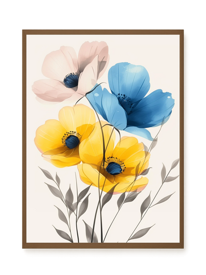 Soft Blooms Canvas Print