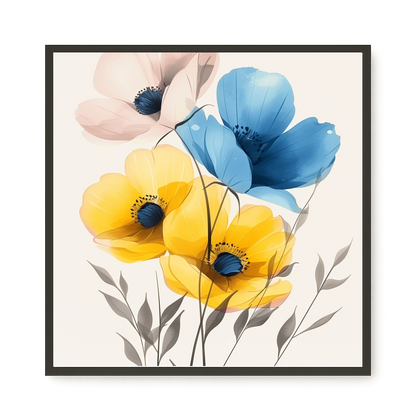 Soft Blooms Canvas Print