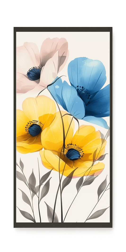 Soft Blooms Canvas Print