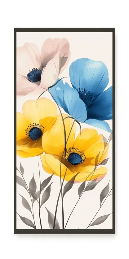 Soft Blooms Canvas Print